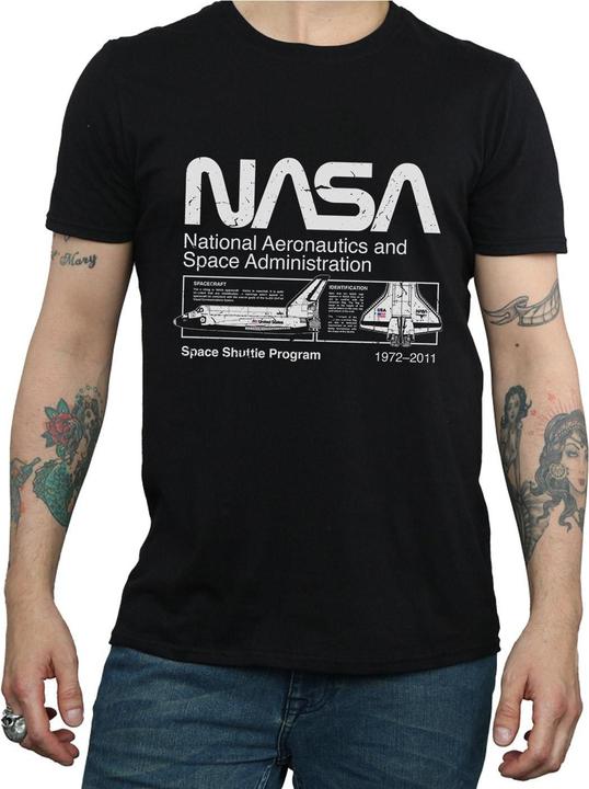Immagine prodotto Nasa Maglietta da uomo in cotone Space Shuttle (3XL)