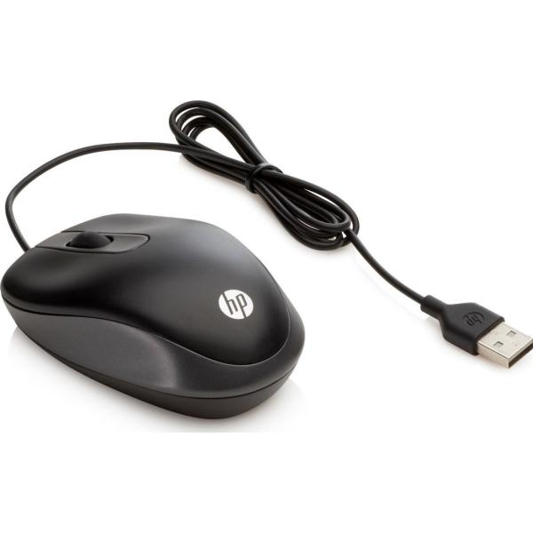 HP Mouse X500 USB Optical (Kabelgebunden), Maus, Schwarz