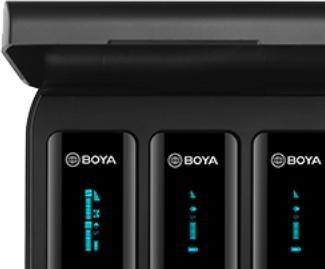 Boya Wireless Microphone 2.4 Ghz 2 transmitter 1 receiver