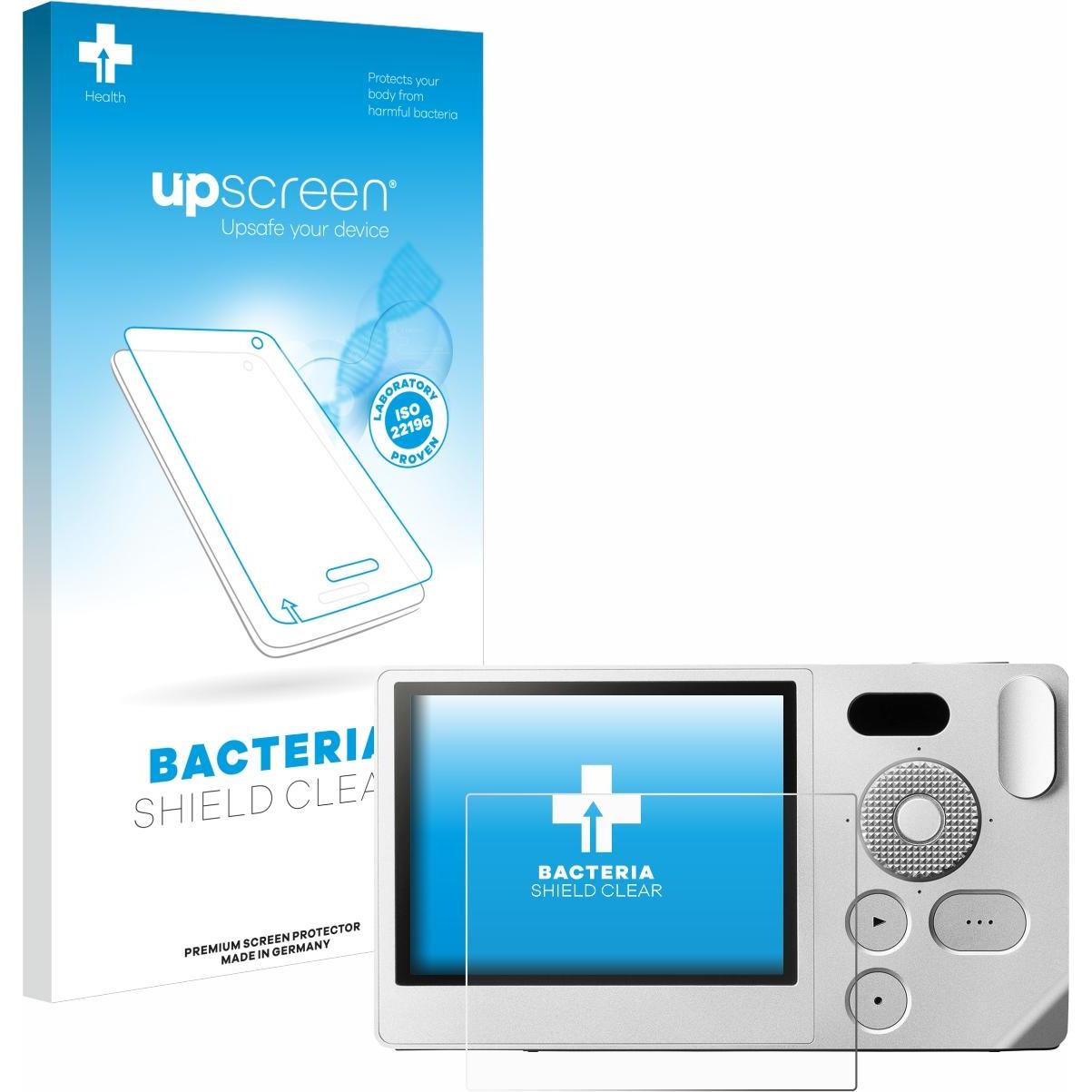 upscreen Schutzfolie Displayschutz Displayschutzfolie Folie Klar antibakteriell (Displayschutz), Kameraschutz