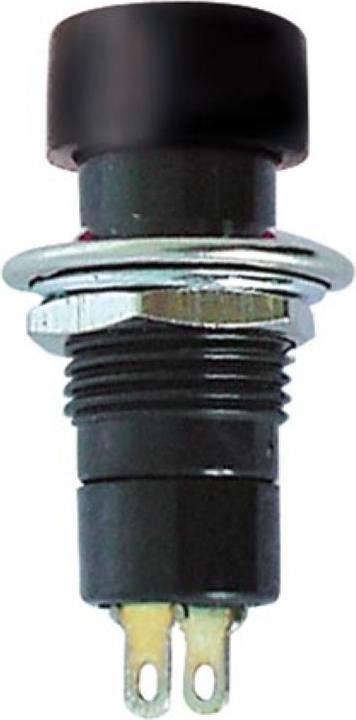 Velleman Interrupteur à bouton-poussoir Off-On Noir