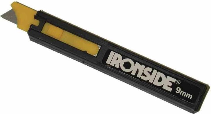 Actual product image Ironside Snap-off blades 9mm 10s in dispenser, black (Cutters)