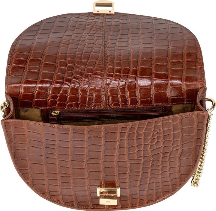 Produktbild Marc Picard Croco Shoulder Bag Moon