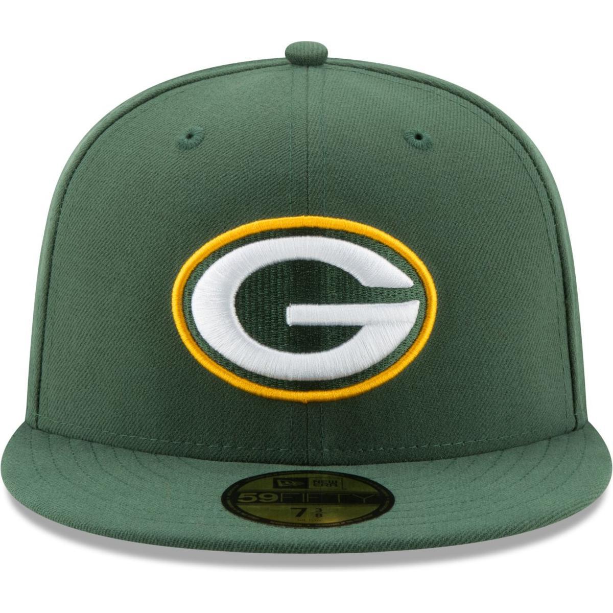 Thumbnail - New Era, Herren, Cap, 59Fifty Cap - NFL ON FIELD Green Bay Packers - 7 1/4, Grün, (7 1/4)