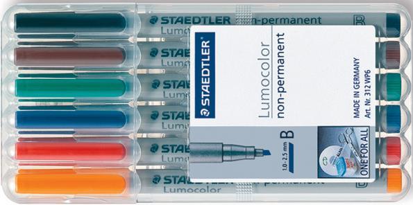 Actual product image Staedtler Lumocolor non-permanent (6x)