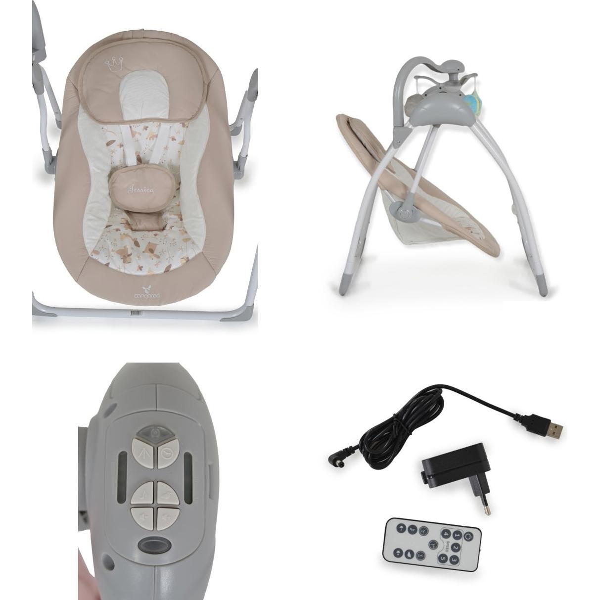 Thumbnail - Moni, Babywippe, Cangaroo Babywippe elektrisch Jessica