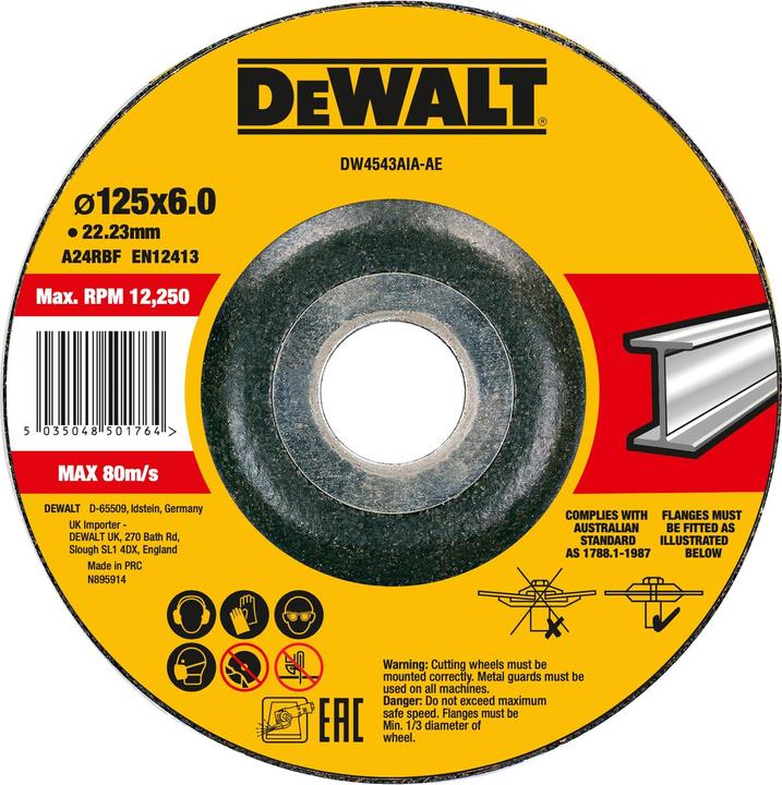 Actual product image DeWalt Grinding wheel