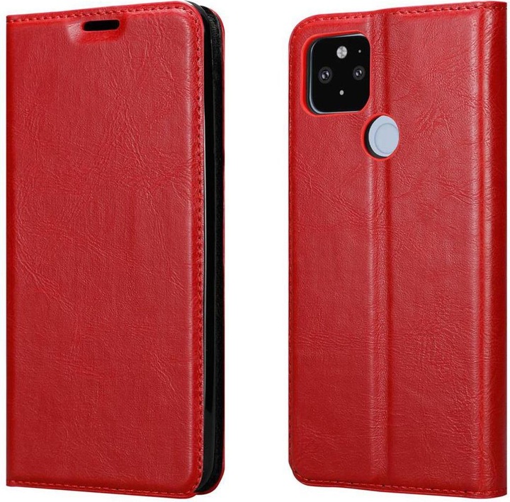 Actual product image Cadorabo Book Invisible Magnet Cover (Google Pixel 5 XL)