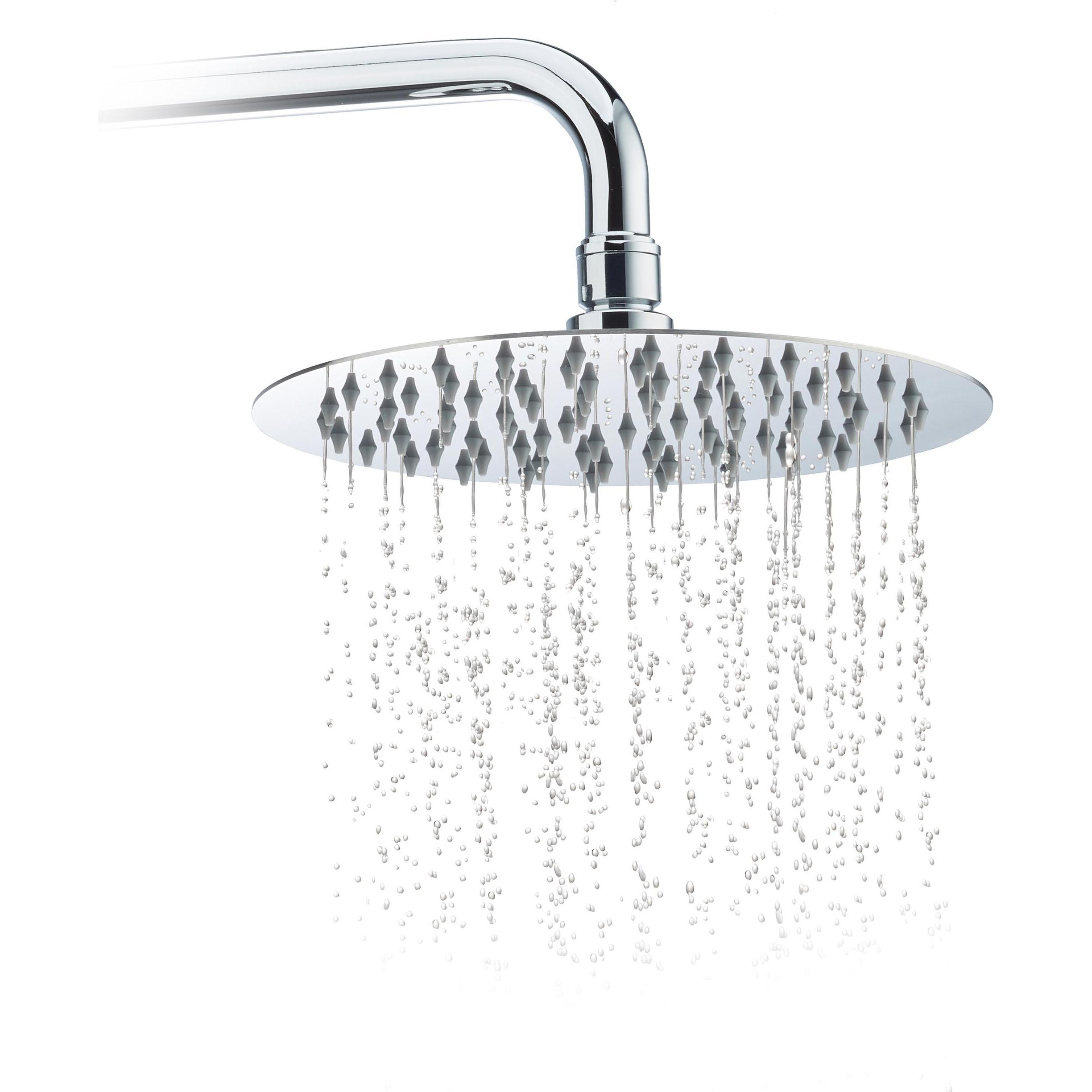 Relaxdays Silber Duschbrause, Regendusche (1 Strahlart)