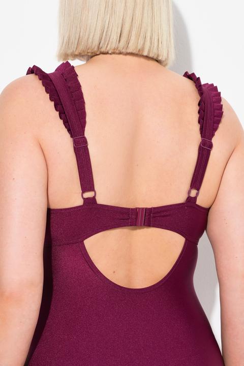 Immagine prodotto Ulla Popken Costume da bagno con pieghe, coppe morbide e spalline regolabili (54)