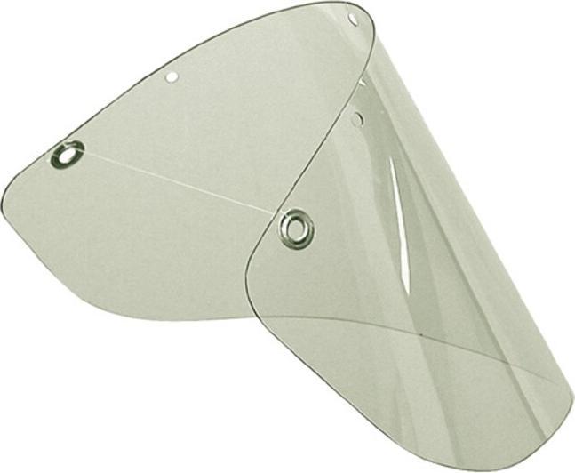 Actual product image Aschua-Uhlen Visor clear cellulose acetate EN 166 EN 167 EN 168 (Safety glasses box)