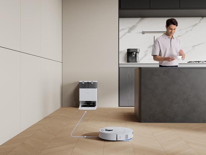 Image du produit Ecovacs Deebot T30c White Gen 2 Eu (25000 Pa, Tampons d'essuyage (rotatifs))
