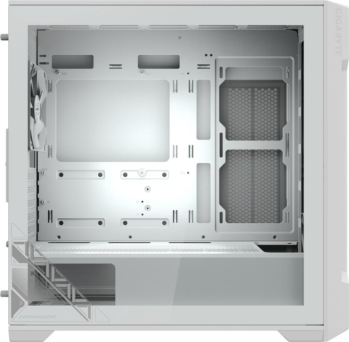 Actual product image Gigabyte C102GI PC Case Full-Size Tempered Glass Side Panel With 2xUSB 3.0 Pre-installed two 120mm f (mATX, Mini-ITX)