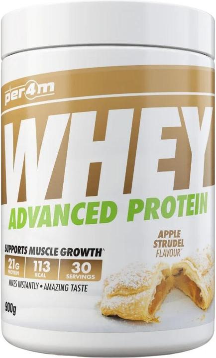 Per4m Whey Advanced Protein (900 g, Apfelstrudel)