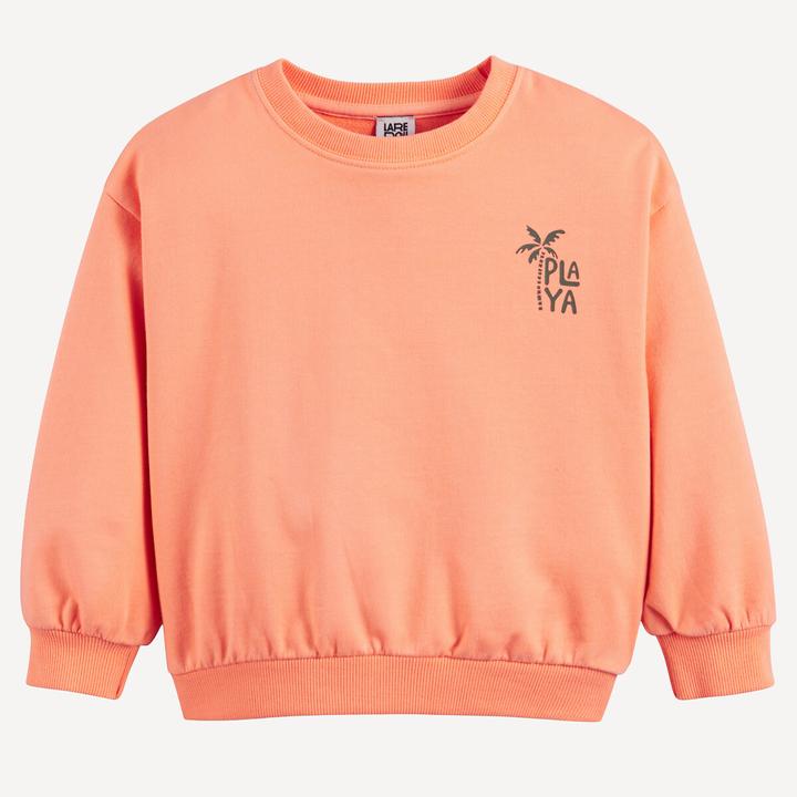 Immagine prodotto La Redoute Collections Sweatshirt mit rundem Ausschnitt und Aufdruck hinten (86)
