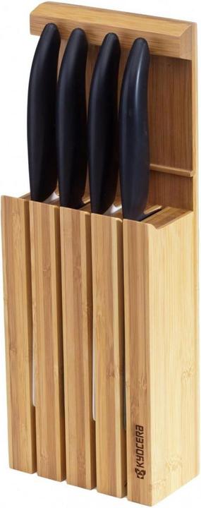 Produktbild Kyocera Bamboo Knife Block + WHBK Set