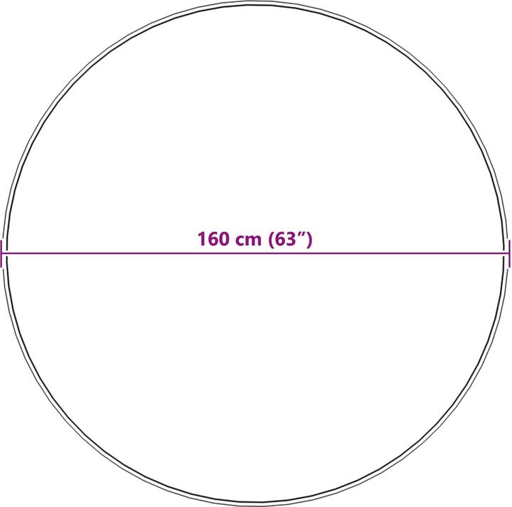 Produktbild vidaXL Wohnzimmerteppich (160 cm)