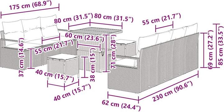 Produktbild vidaXL Heath