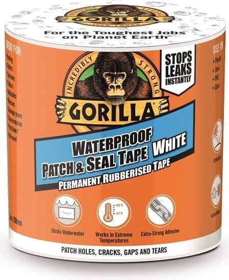 Gorilla Run Patch & Seal 3m, White (100 mm)