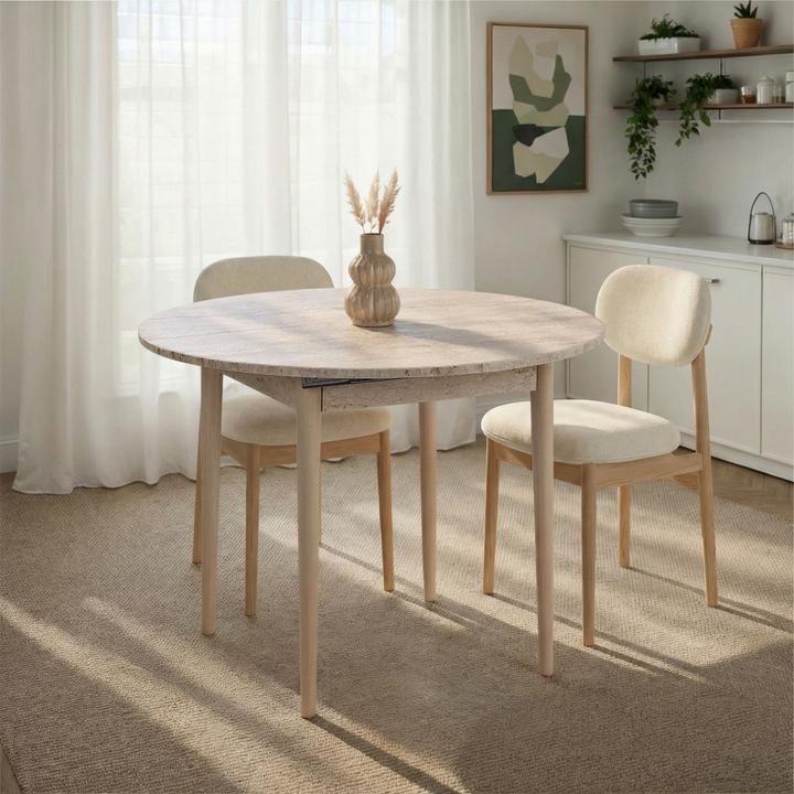 Image du produit Skye Decor Viona Extendable Dining Table (100 x 100 x 75 cm)