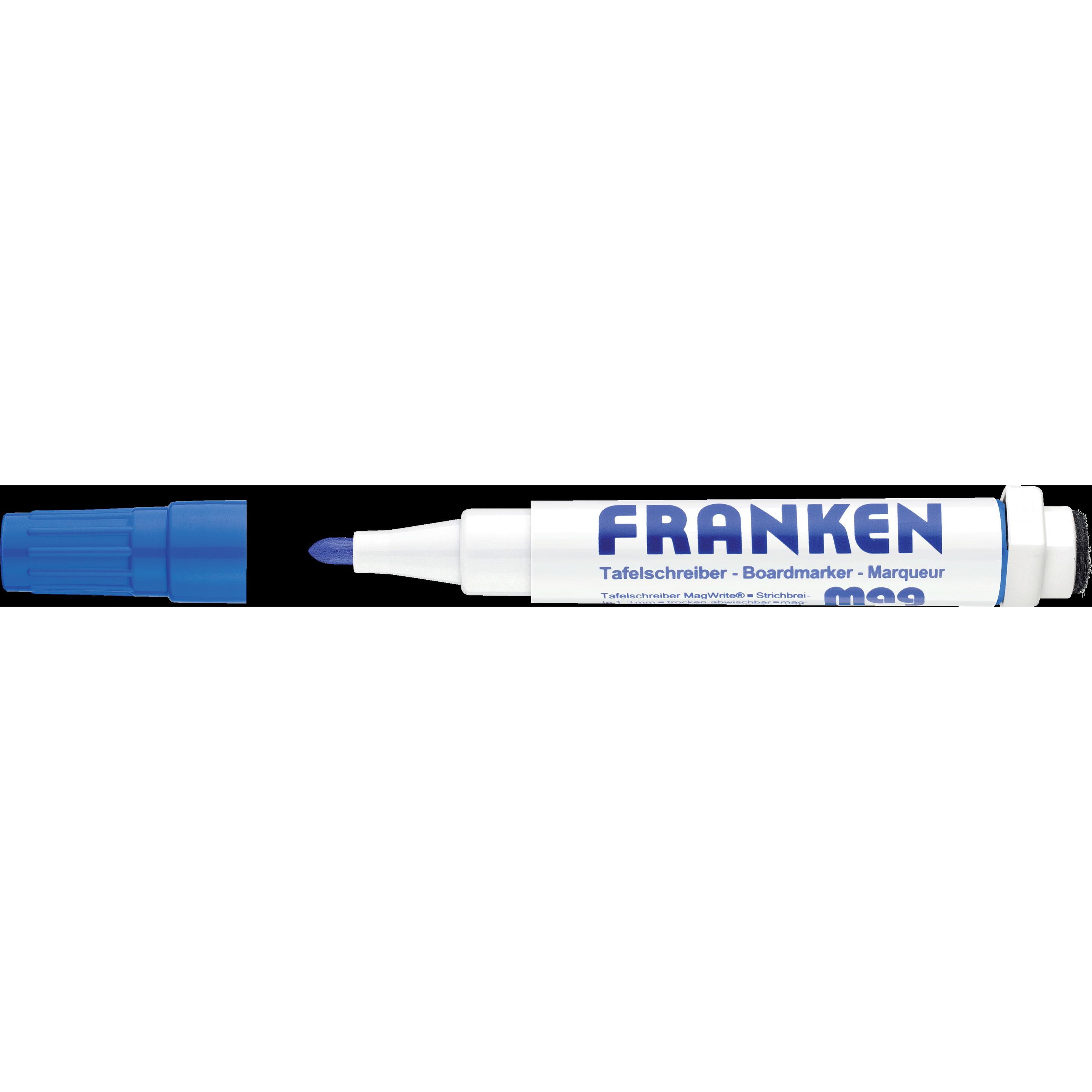 Thumbnail - Franken, Marker, KombiMarker MagWrite (Blau, 3 mm, 1 x)