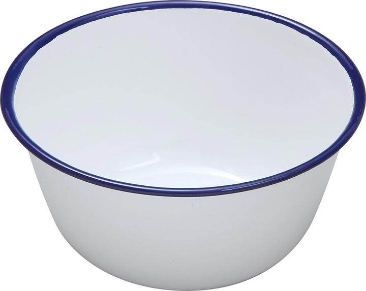 Enamel pudding bowl