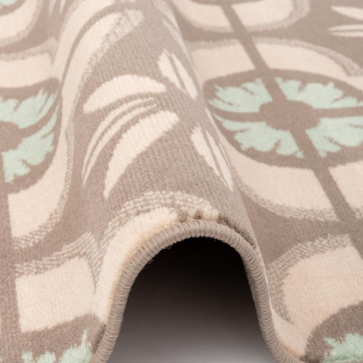Produktbild Pergamon Designer Teppich Samba Modern Fliesenoptik (80 x 150 cm)