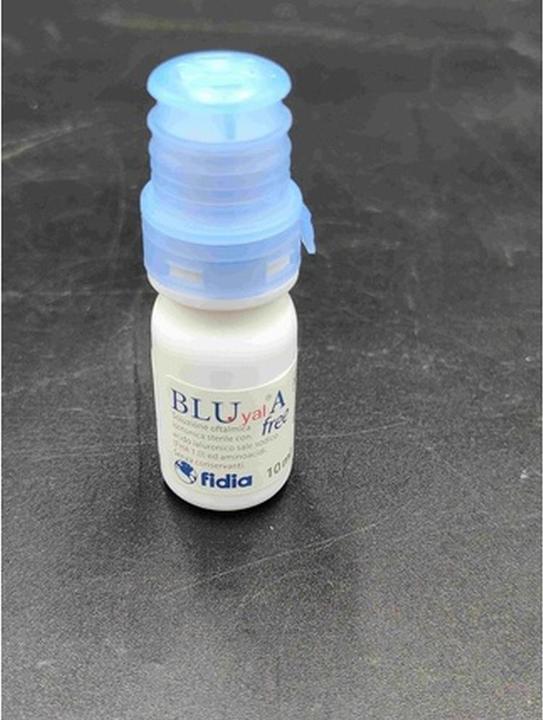 Actual product image Fidia Farmaceutici Blue Yal A Free Sterile Isotonic Eye Solution