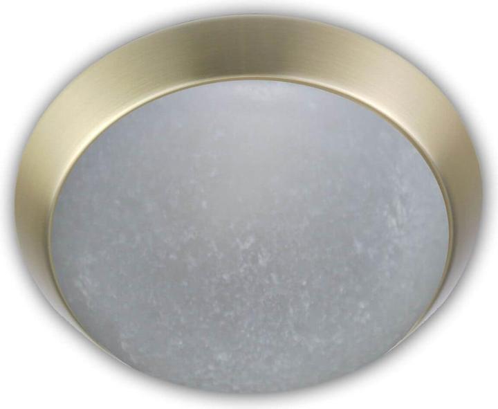 Produktbild Niermann Stand By Niermann LED 10W Deckenleuchte Pergament-Glas, Messing matt, 30cm, warmweiss, Made in Germany