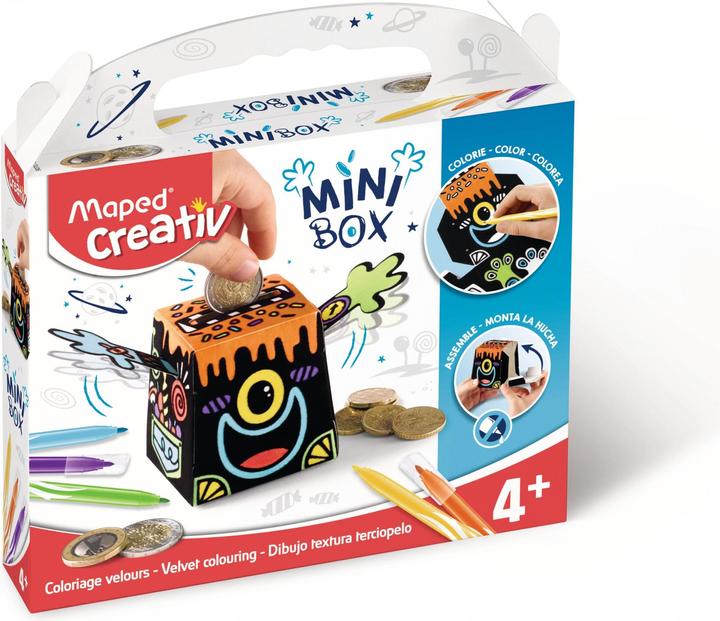 Maped Mini Box Spaarpot 7-delige Knutselset (3 x 20 x 20 cm)