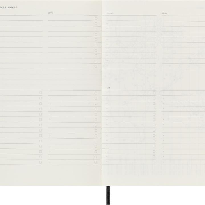 Produktbild Moleskine Professionelles Notizbuch L/A5, Soft Cover, Schwarz (A6, Liniert, Weicher Einband)