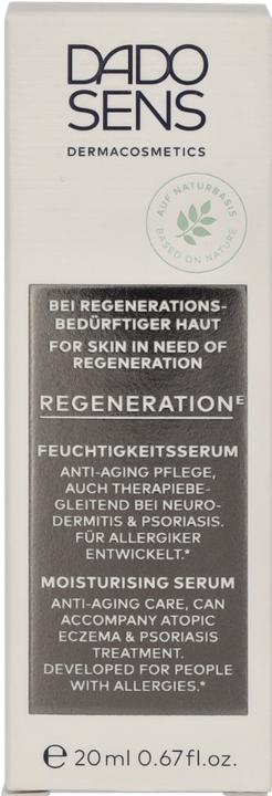 Image du produit Dado Sens REGENERATION E Sérum hydratant - Peau en manque de régénération (20 ml)