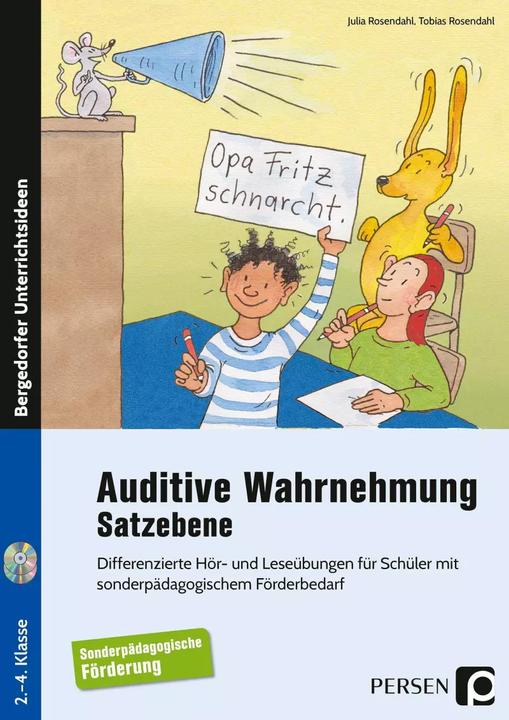 Produktbild Auditive Wahrnehmung - Satzebene (Deutsch, Julia Rosendahl, Tobias Rosendahl, 2021)