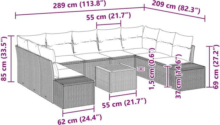 Produktbild vidaXL Kingston