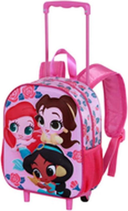 Actual product image Karactermania Small 3D Backpack with Wheels Flowers
