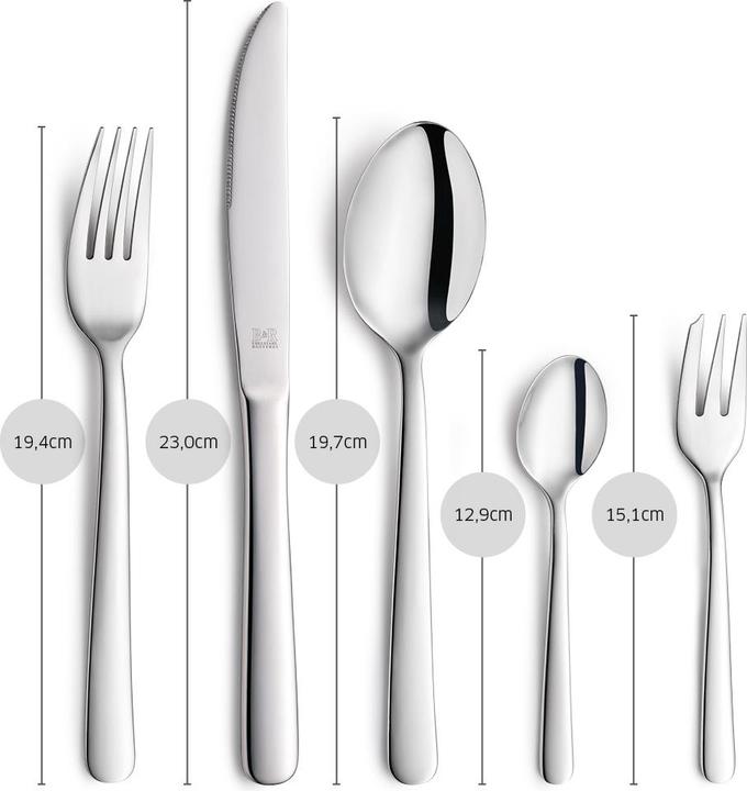Actual product image Beckmann & Rommerskirchen Mano cutlery set (60 Piece, Cutlery set)