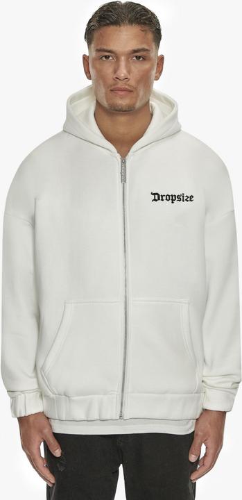 Produktbild Dropsize Super Heavy Oversize Blank Zip Hoodie - 124671 (M)
