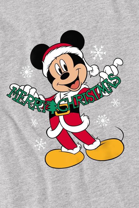 Actual product image Disney Childrens/Kids Merry Christmas Mickey Mouse T-Shirt (128)
