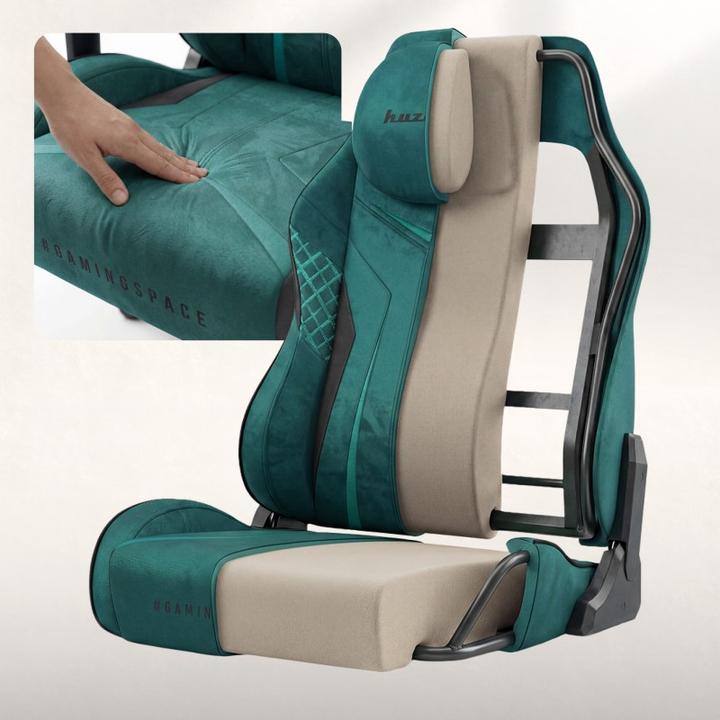 Produktbild Huzaro Fotel gamingowy zamszowy Force 8.3 Green