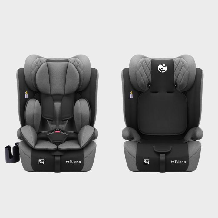 Productafbeelding Tulano Autositz Zooma 25 Grau-Schwarz (Kinderzitje, ECE R129/i-Size standaard)
