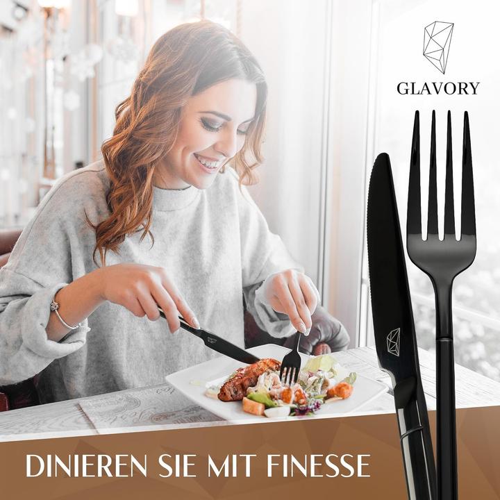 Produktbild Glavory Stellar 30-teiliges Besteck-Set (30 Stk., Besteck Set)