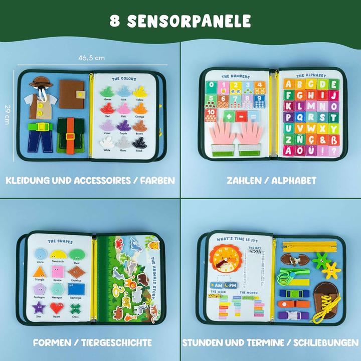 Produktbild Bonnyco Busy Board aus Filz für Kinder