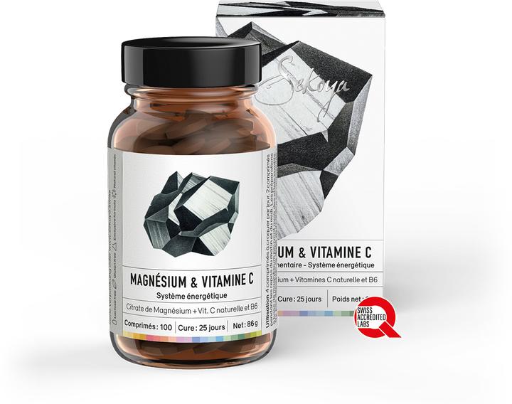 Actual product image Sekoya Magnesium & Vitamin C | An effective 2-in-1 formula (100 Piece)