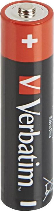 Actual product image Verbatim 1x8 Alkaline Battery Micro AAA LR 03 (8 pcs., AAA)