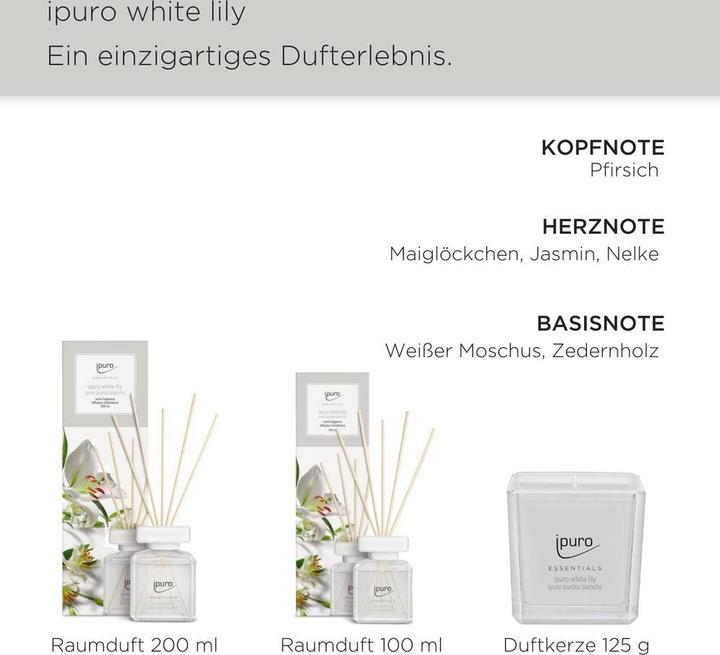 Produktbild Ipuro White Lily (125 g)