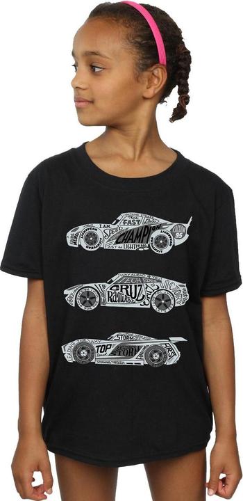 Produktbild Disney Cars Text Racers TShirt Mädchen (140, 146)