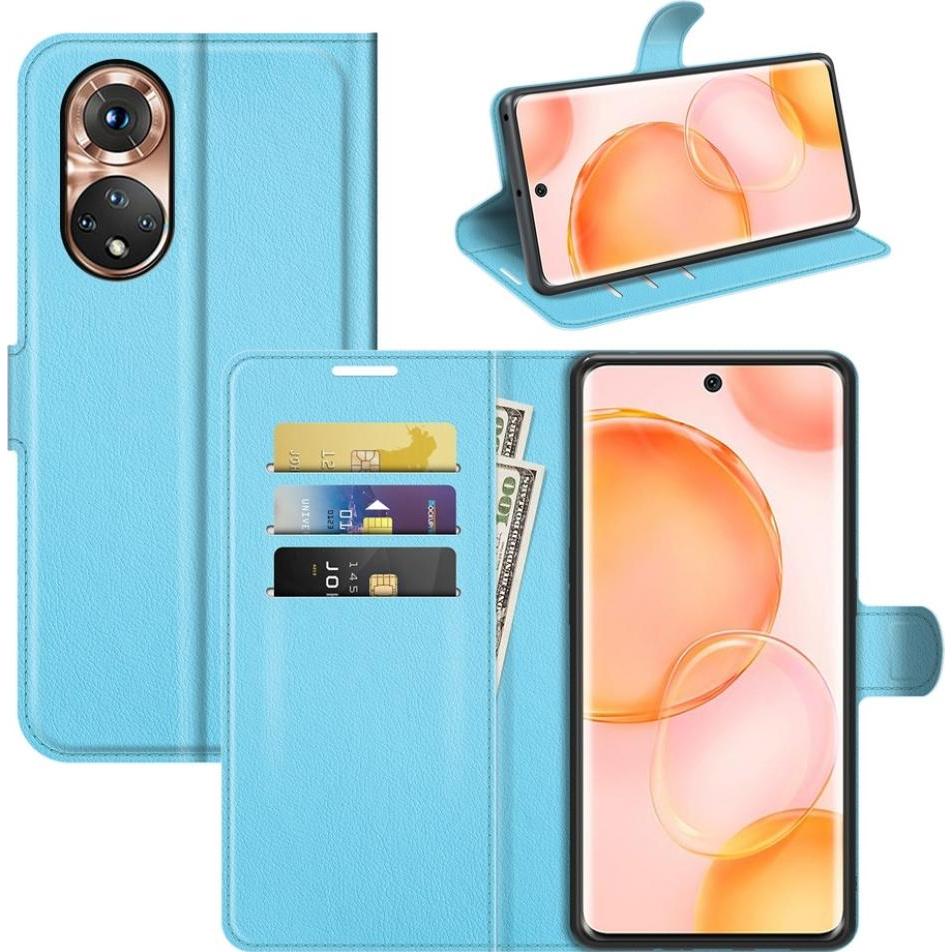 Screenguard Honor 50 Leather Guard Lederhülle (Honor 50), Smartphone Hülle, Blau