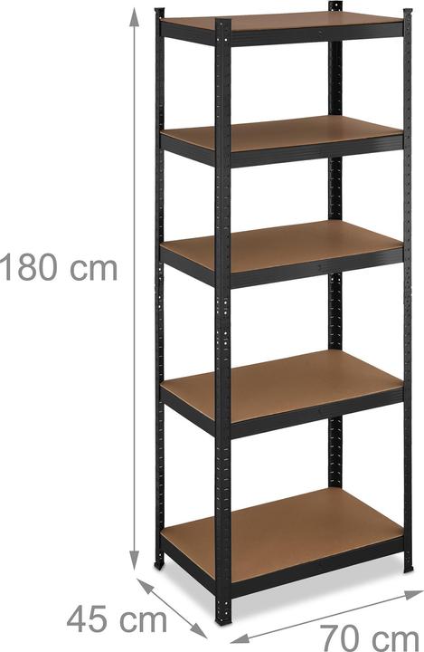 Actual product image Relaxdays Heavy duty shelving