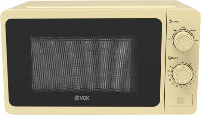 Produktbild Vox microvawe Backofen M32Y (20 L, Leistung: 700 W, gelb) (20 l)