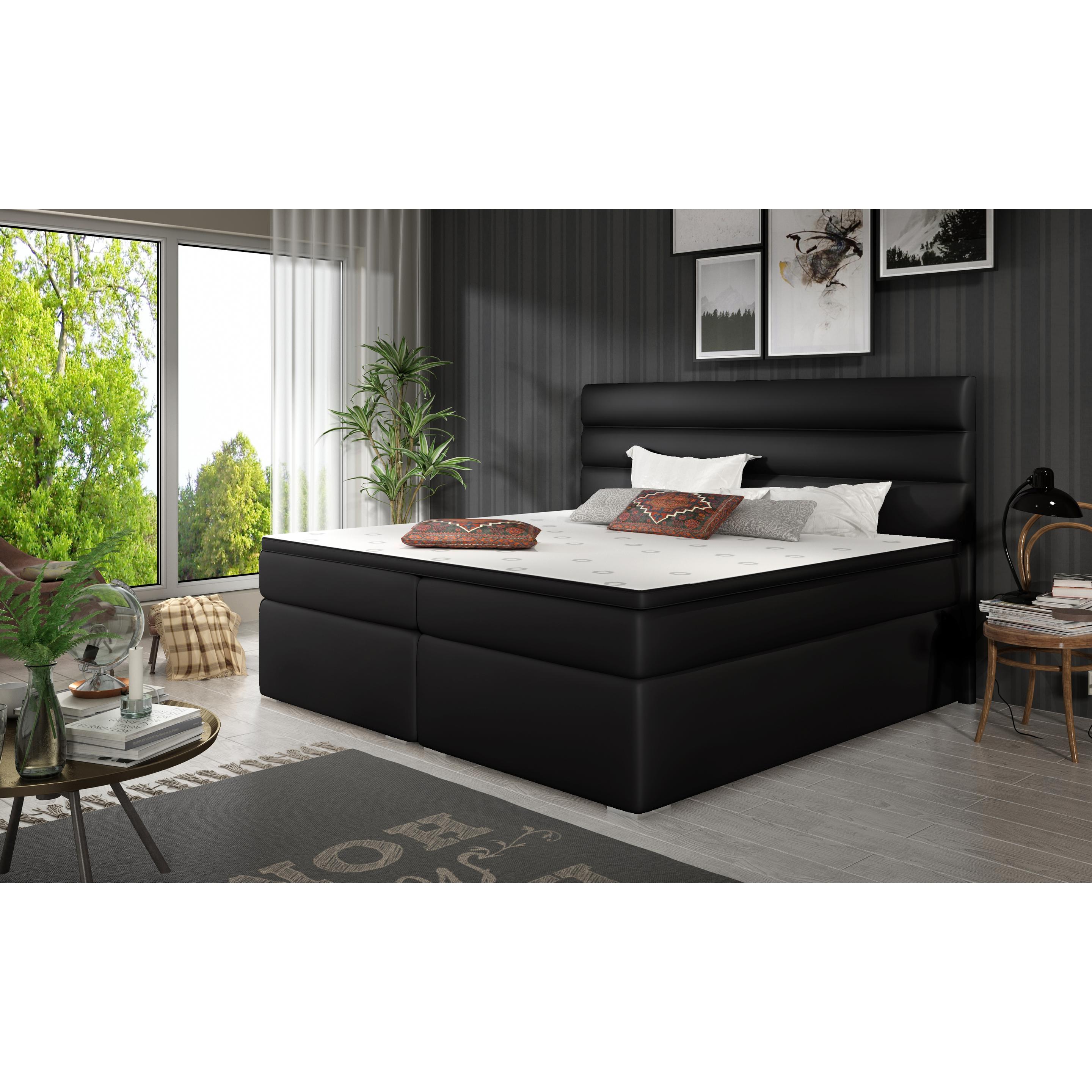 ELTAP, Boxspringbett, Softy mit Stauraum (140 x 200 cm)